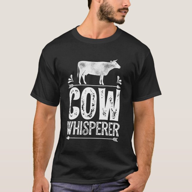 Vache Whisperer Sweat - shirt à capuche Vaches Fer (Devant)