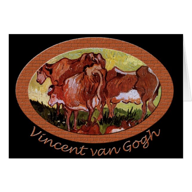 Vaches après Jordaens Vincent van Gogh (Devant horizontal)