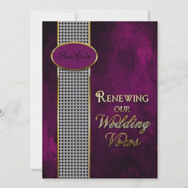 Vaches de renouvellement mariage - Invitation Prof (Devant)