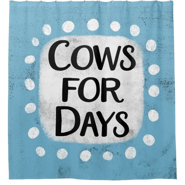Vaches Pour Jours Douche Rideau (Devant)