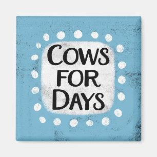 Vaches pour les jours Aimant frigorifique