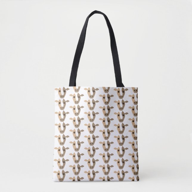 Vaches tricolores sur Sac fourre-tout (Devant)