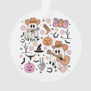 Vachette fantôme effrayant cow-boy Halloween drôle