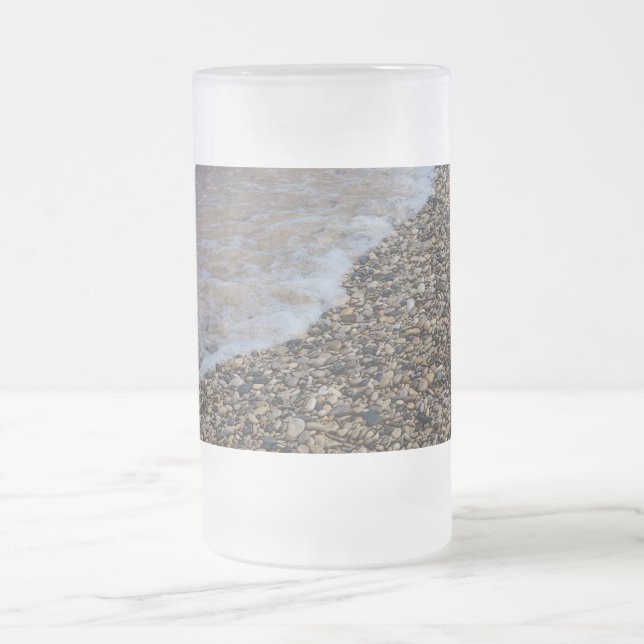 Vague Ashore Peinture Frosted Mug (Centre)
