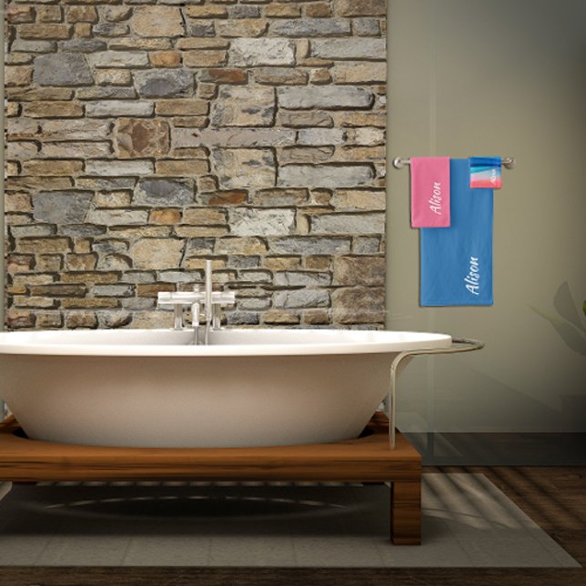 Vague bleue corail nom abstrait (Créateur téléchargé)