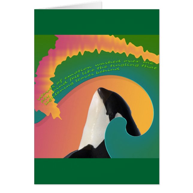 Vague d'arc-en-ciel de baleine d'orque (Devant)