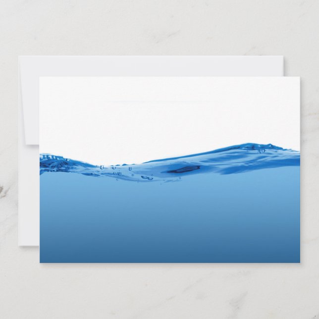 vague d'eau bleue (Devant)