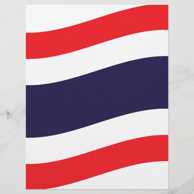 Vague du drapeau thaïlandais (Devant)