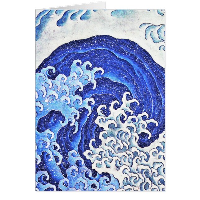 Vague féminine par Hokusai (Devant)