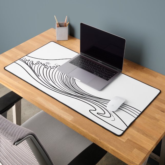 Vague japonaise en ligne artistique (Bureau 2)