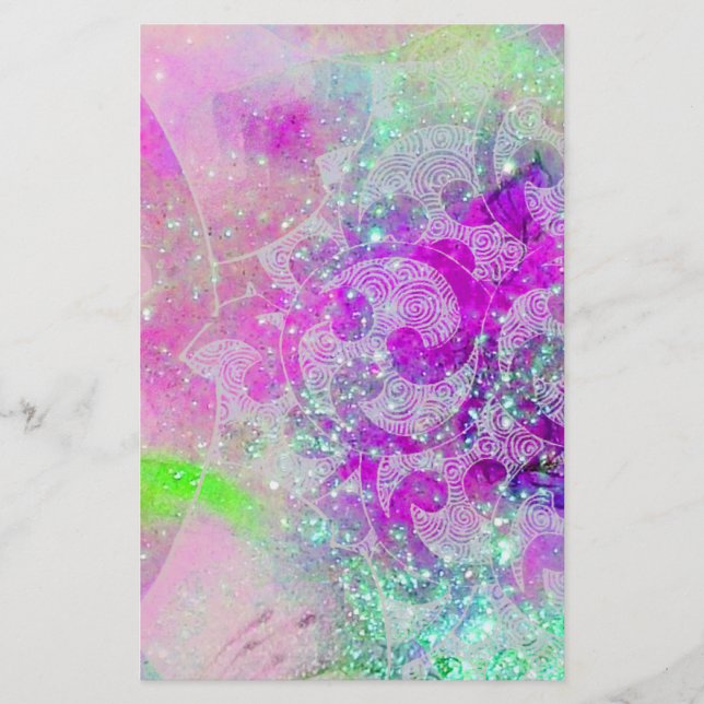 VAGUES ABSTRAITES, Bleu Turquoise, Mariage rose vi (Devant)