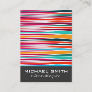 vagues Abstraites Carte de visite du concepteur d'