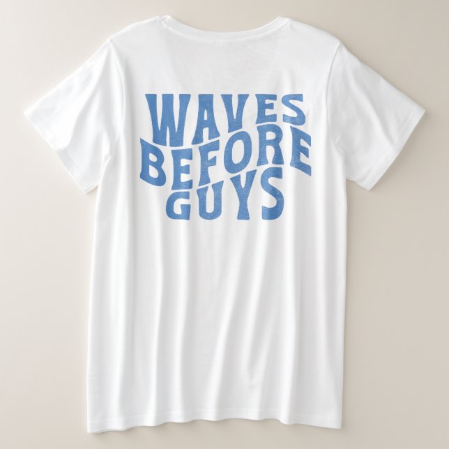 Vagues avant les garçons été filles plage vacances (Design dos)