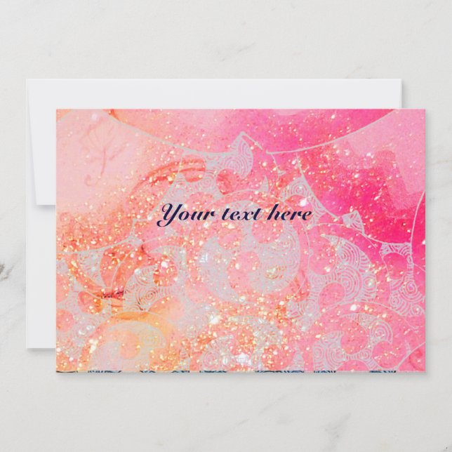 VAGUES, brillant rouge violet bleu rose or scintil (Devant)