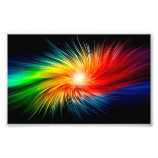 Vagues colorées 25,4 cm x 20,32 cm - Papier photo