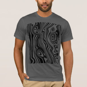 Vagues de Motif T-shirt modernes - Choisissez la c