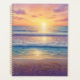Vagues de plage et art de rivage