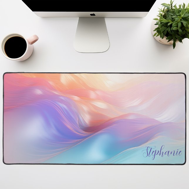 Vagues de soie pastel iridescentes (Créateur téléchargé)