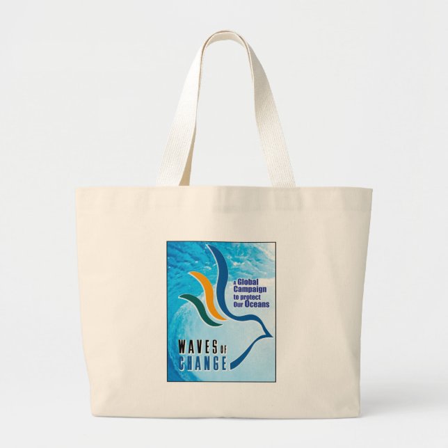 Vagues du sac de plage de changement - customisé (Devant)