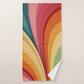 Vagues et formes colorées dans le design
