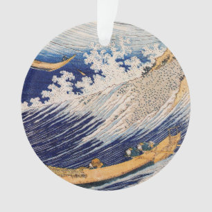 Vagues océaniques Hokusai Bateaux en mer