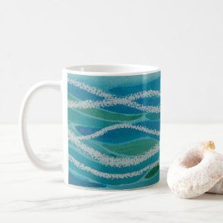 Vagues océaniques Mug Abstrait