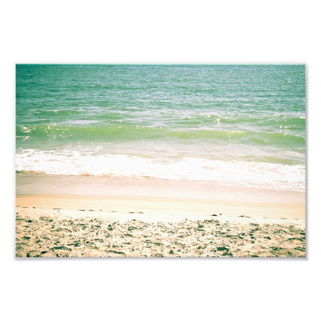 Vagues paisibles Pastel Beach Photographie (Devant)