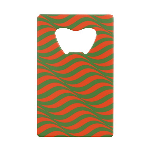 Vagues rouges et vertes (Devant)