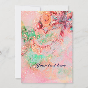 VAGUES RUBY, rouge vif bleu rose or scintille