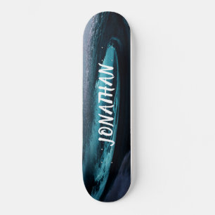 VAGUES Surf foncé de skateboard
