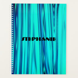 Vagues Turquoise Océan Abstrait Vert Ombre Motif