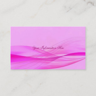 Vagues violettes sur cartes de visite roses