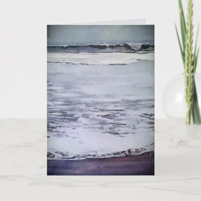 vaguevioletVenisePlage Carte Pliée (Devant)