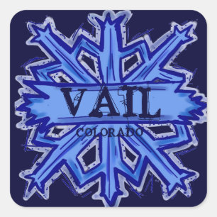 Vail Colorado autocollants de flocon de neige hive