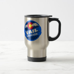Vail Colorado montagne éclate de voyage mug