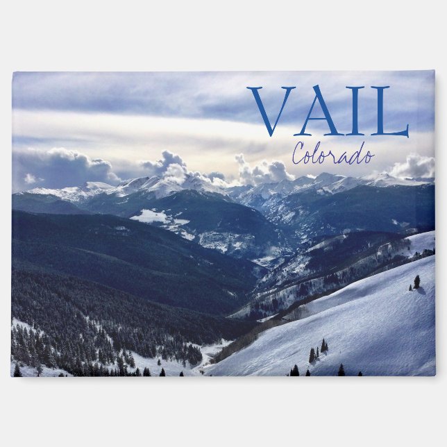 Vail Colorado Souvenir Fridge Magnet Gift (Recto)