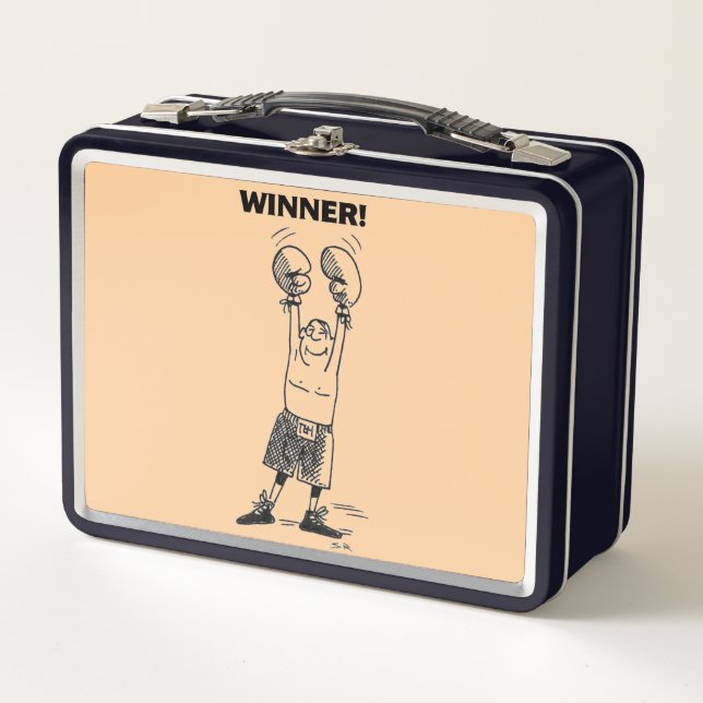 Vainqueur tan et lunchbox noir (Devant)