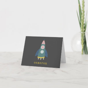 Vaisseau Fusée Mignon Art Spatial Personnalisé