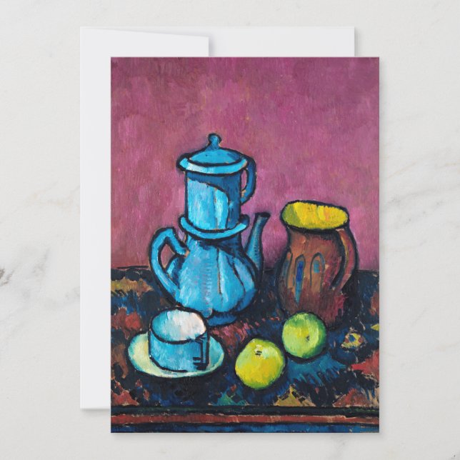 Vaisselle au café et pommes | Alexander Kanoldt (Devant)