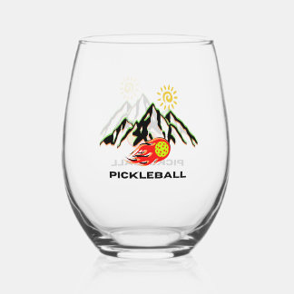 Vaisselle en verre de Pickleball