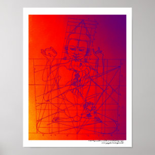 Vajrasattva et Consort poster croquis