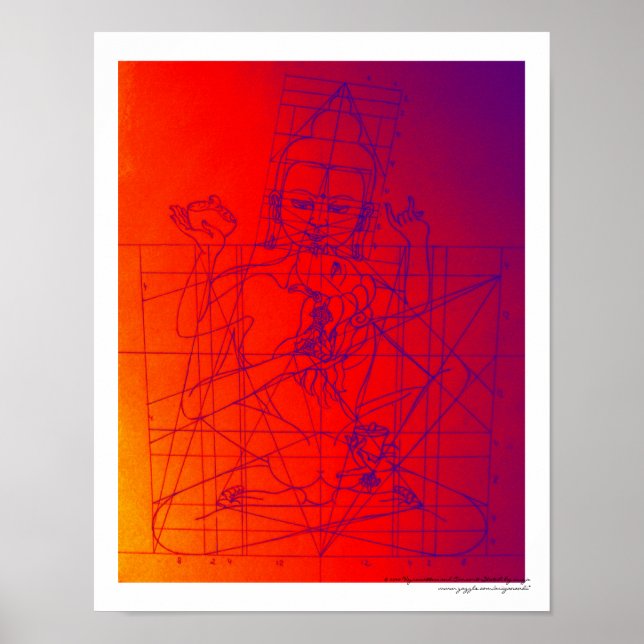 Vajrasattva et Consort poster croquis (Devant)