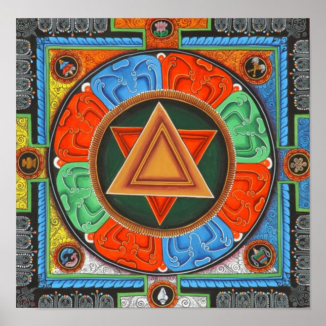 Vajrayogini Mandala Poster (Devant)