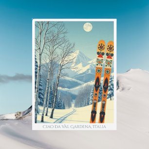 Val Gardena Italie carte postale vacances de stati