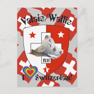 Valais Suisse / Carte postale valaisanne