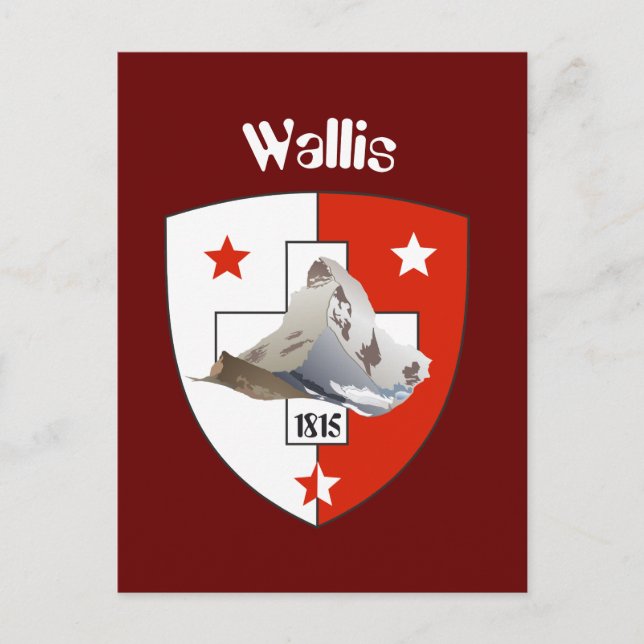 Valais Suisse / Carte postale valaisanne (Devant)