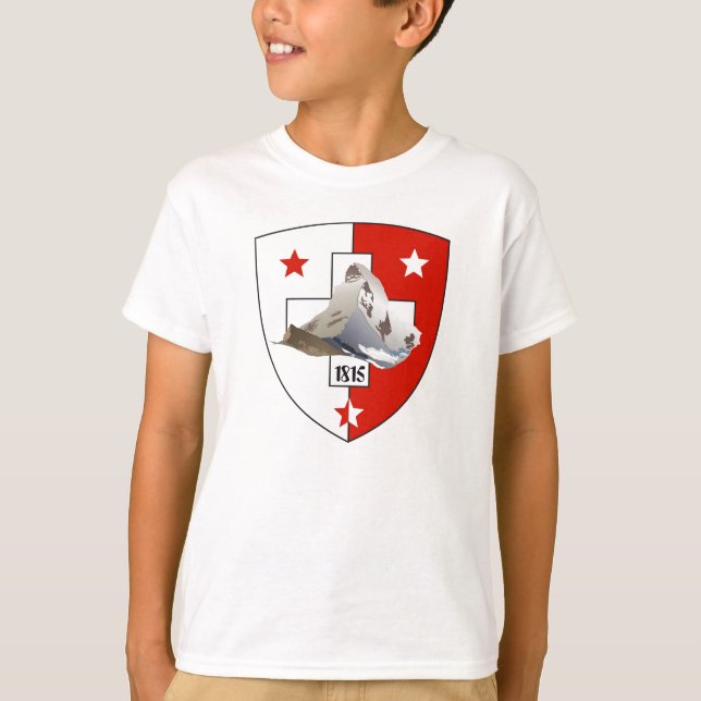 Valais / T-shirt valaisan Suisse-Suisse (Devant)