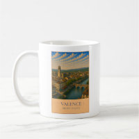 Valence, France – Vintage Travel Mug