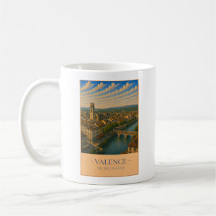 Valence, France – Vintage Travel Mug