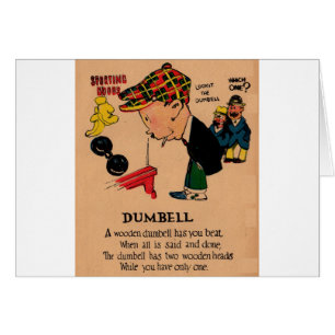 Valentin vinaigre des années 1930 : la Dumbbell